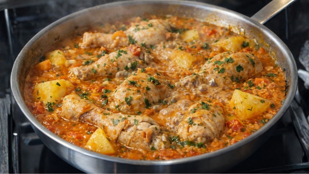¡Nunca me había quedado un Pollo TAN RICO! Fácil, cremoso y delicioso