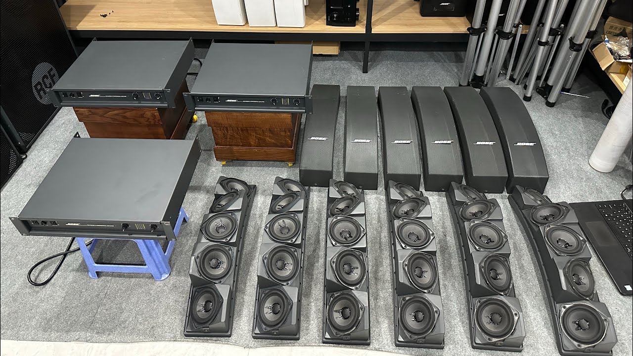 ( đã bán hết ) Video chi tiết bose 1800vi và 3 cặp 502A , ac quan tâm lh 0967963999