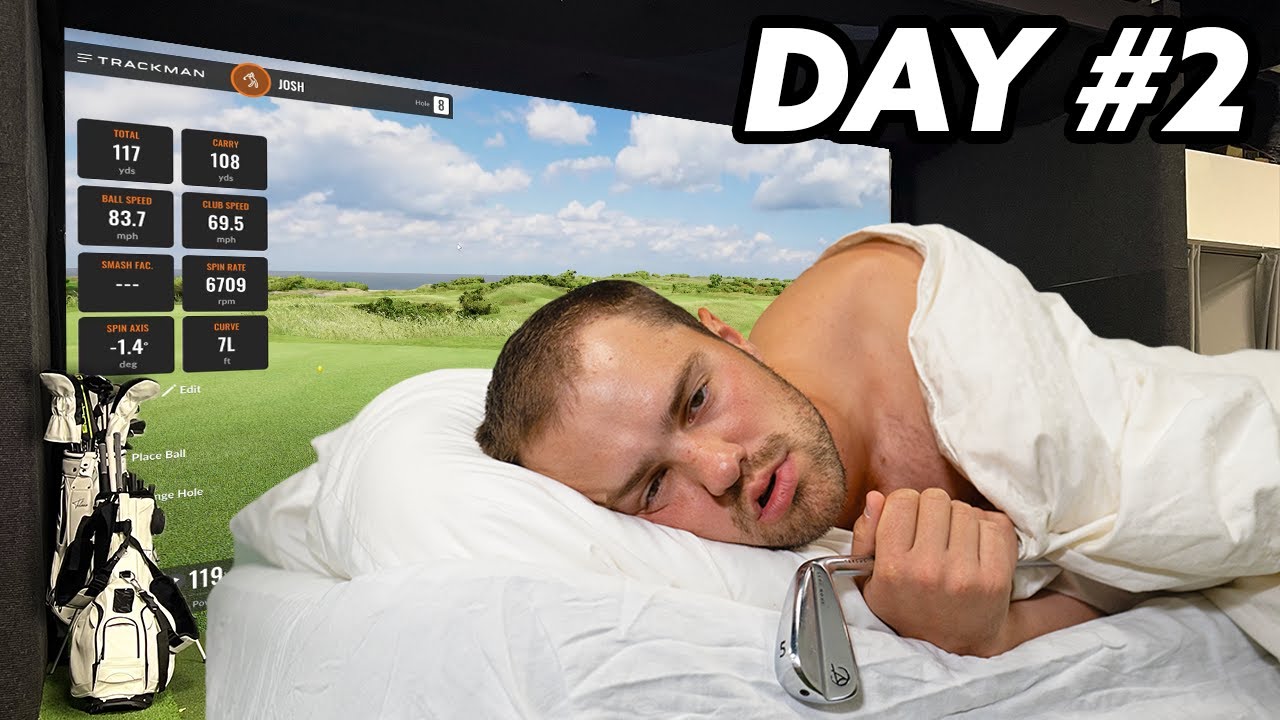 Locked In A Golf Simulator Until I Hit A Hole In One