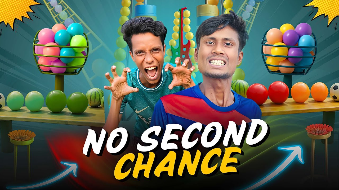 No Second Chance 😱 Balloon Popping Challenge Showdown|CrazyChallenge