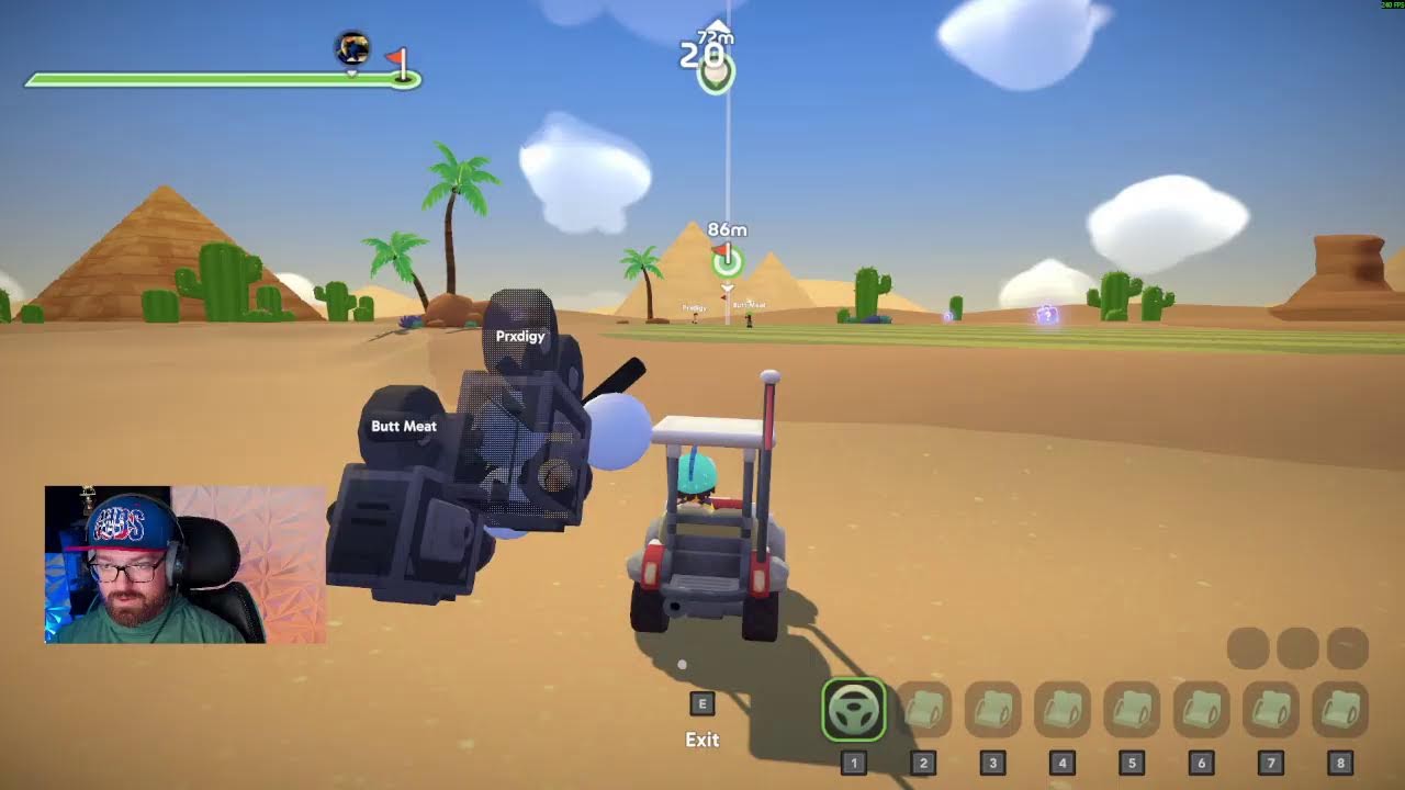 Super battle golf trying it out #golf #superbattlegolf #golfing