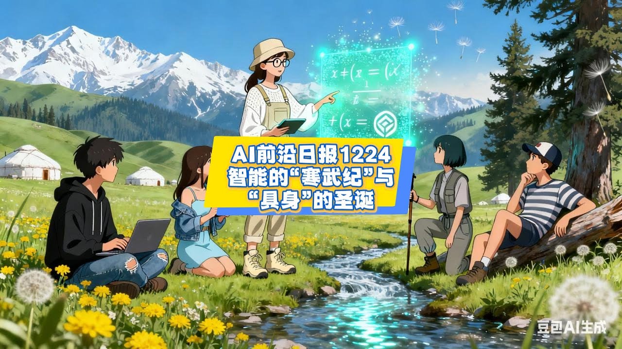 AI前沿日报1224：智能的“寒武纪”与“具身”的圣诞