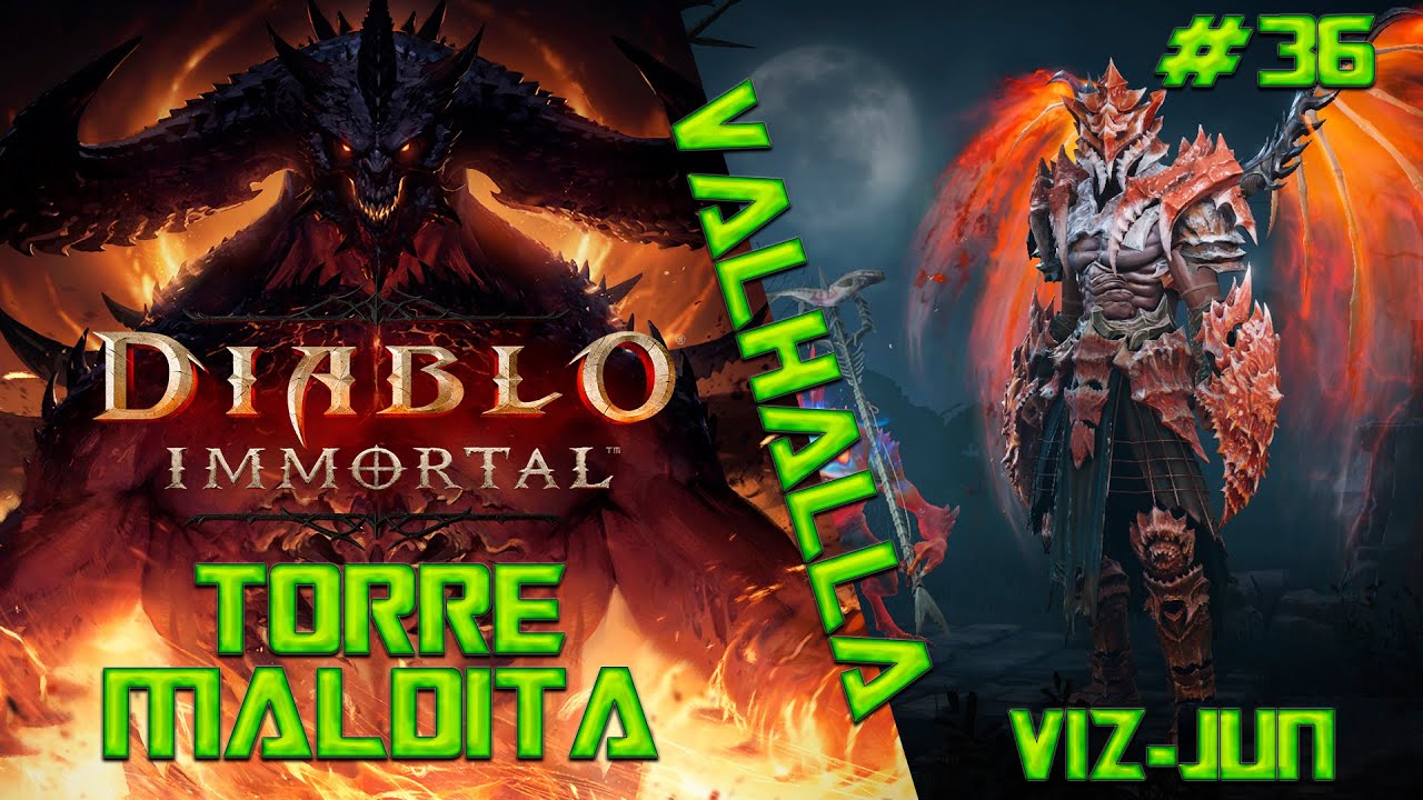 DIABLO IMMORTAL | TORRE MALDITA #36 | Ataque vs VALHALLA