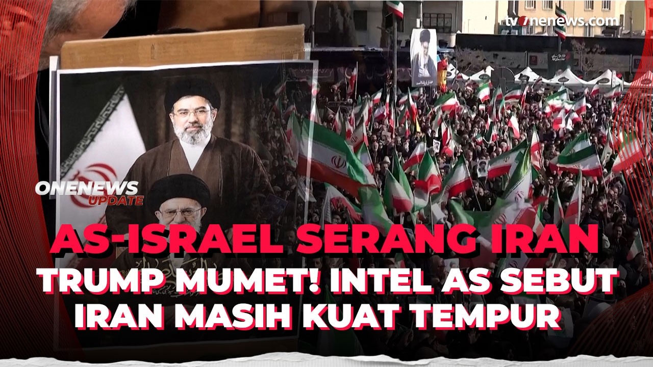 Pusing Kepala Trump! Intel AS Sebut Iran Masih Kuat Tempur & Tetap Solid | OneNews Update