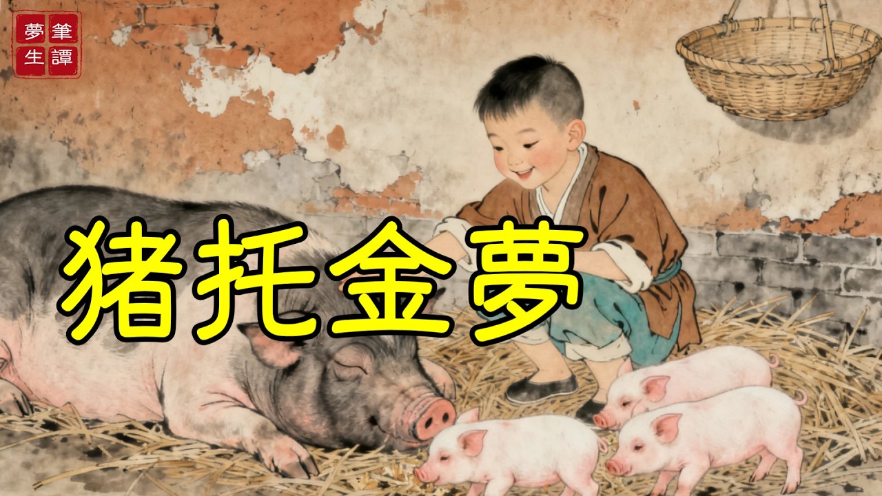 窮夫妻窮到要賣母豬，兒子苦苦阻攔反被趕去豬圈。夜裏母豬托夢：等我生完再賣，樹下有銀子！挖開一看，全家當場嚇傻！#故事#民間傳說#奇遇#報恩#原創故事