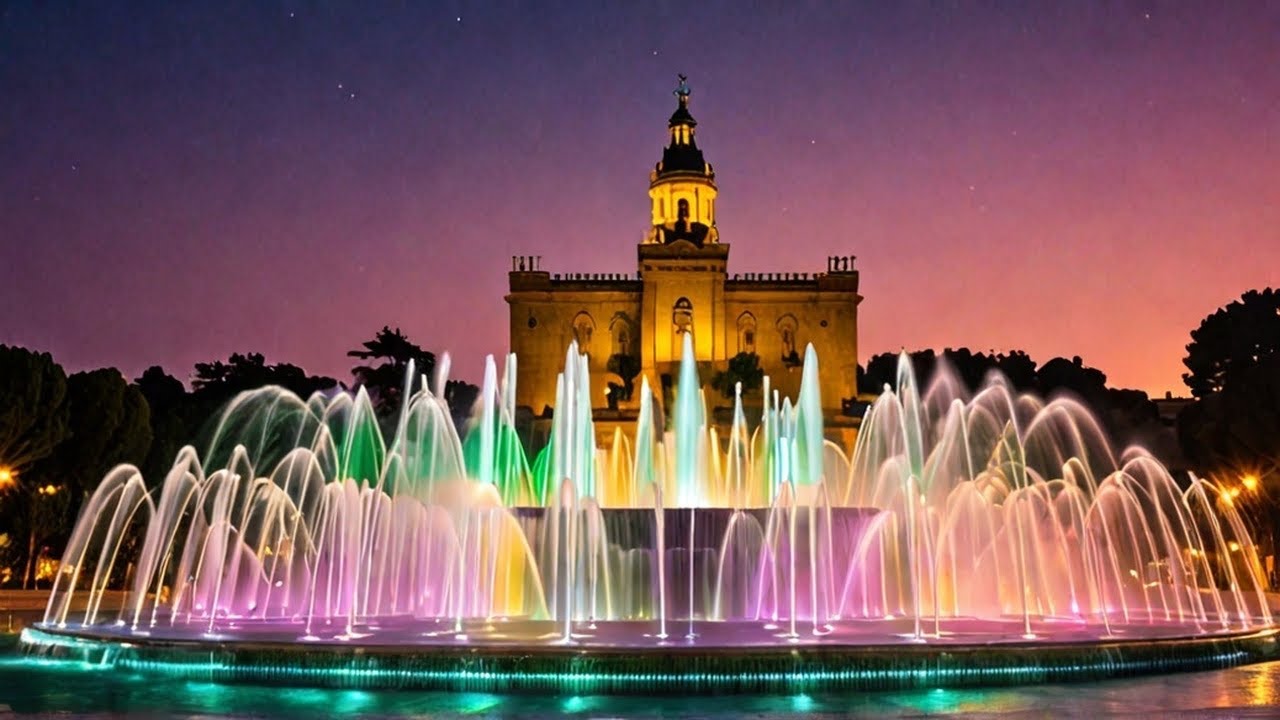 Montjuic Magic Fountain -Barcelona |Fuente M&aacute;gica BARCELONA Montjuic 2025 HD|Magic Fountain Spain 4k