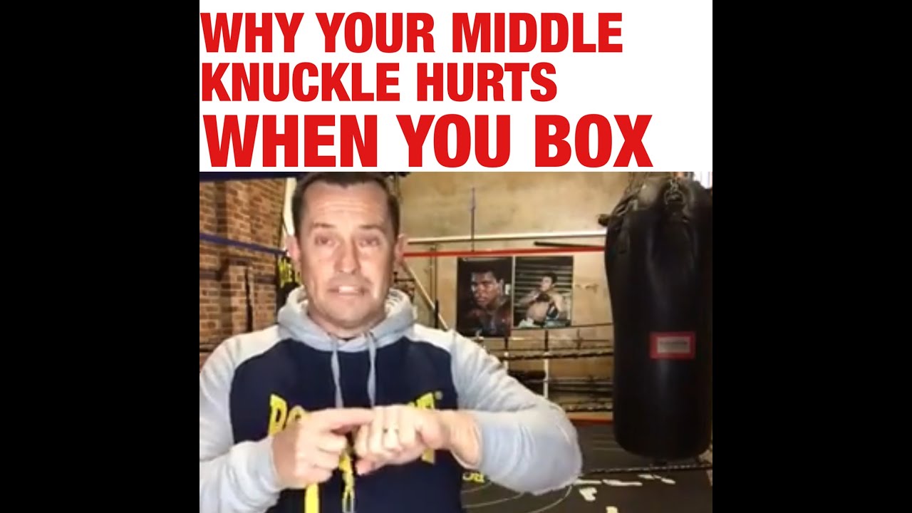 Почему болит средний сустав во время бокса @Boxercise