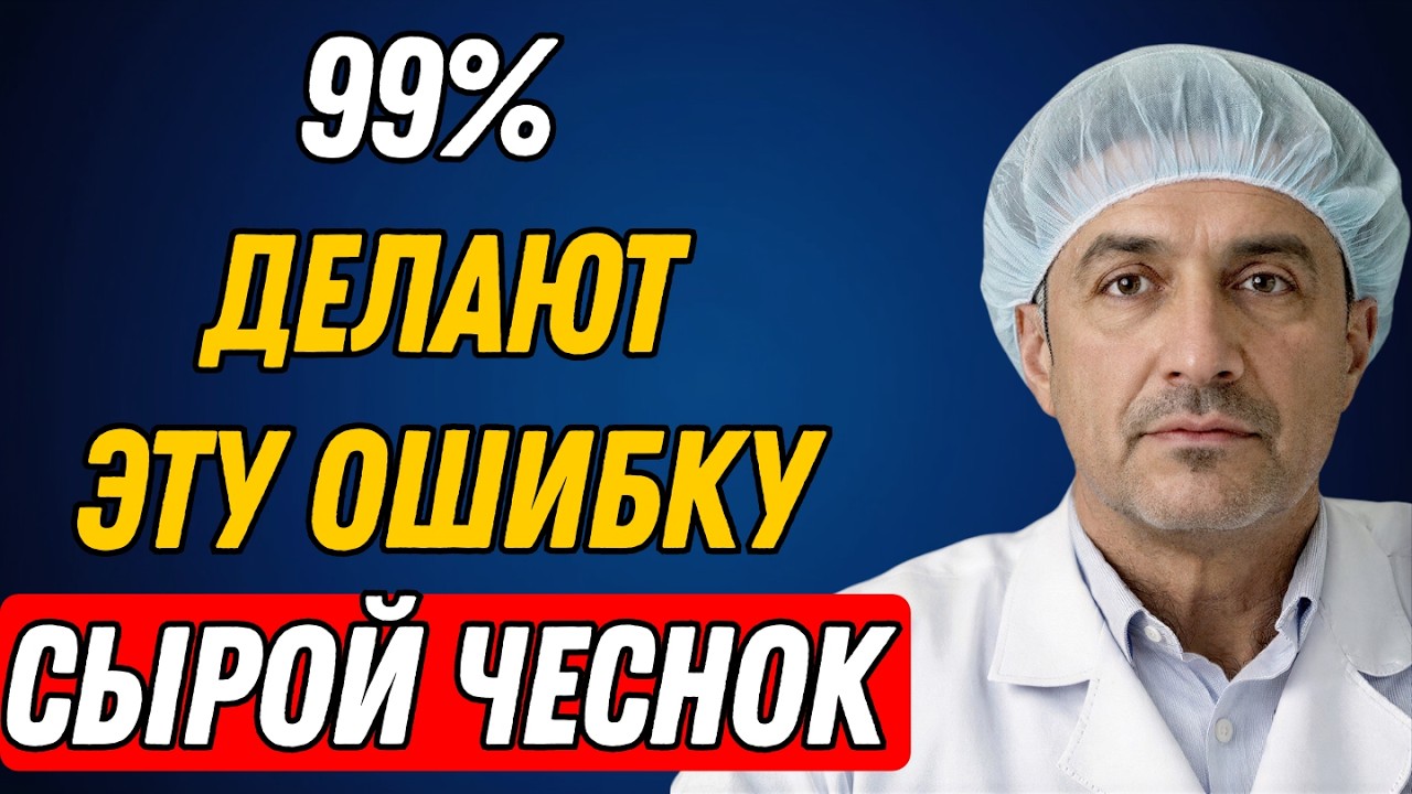 Ешь Чеснок Правильно! Почти Все Люди 60+ Ошибаются (Врач объясняет)