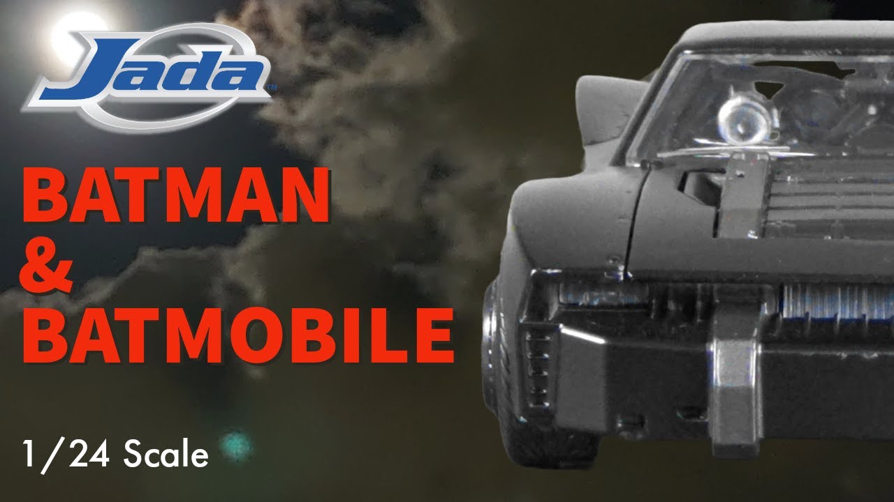 Jada  Batman & Batmobile  Diecast Car  1:24 Scale