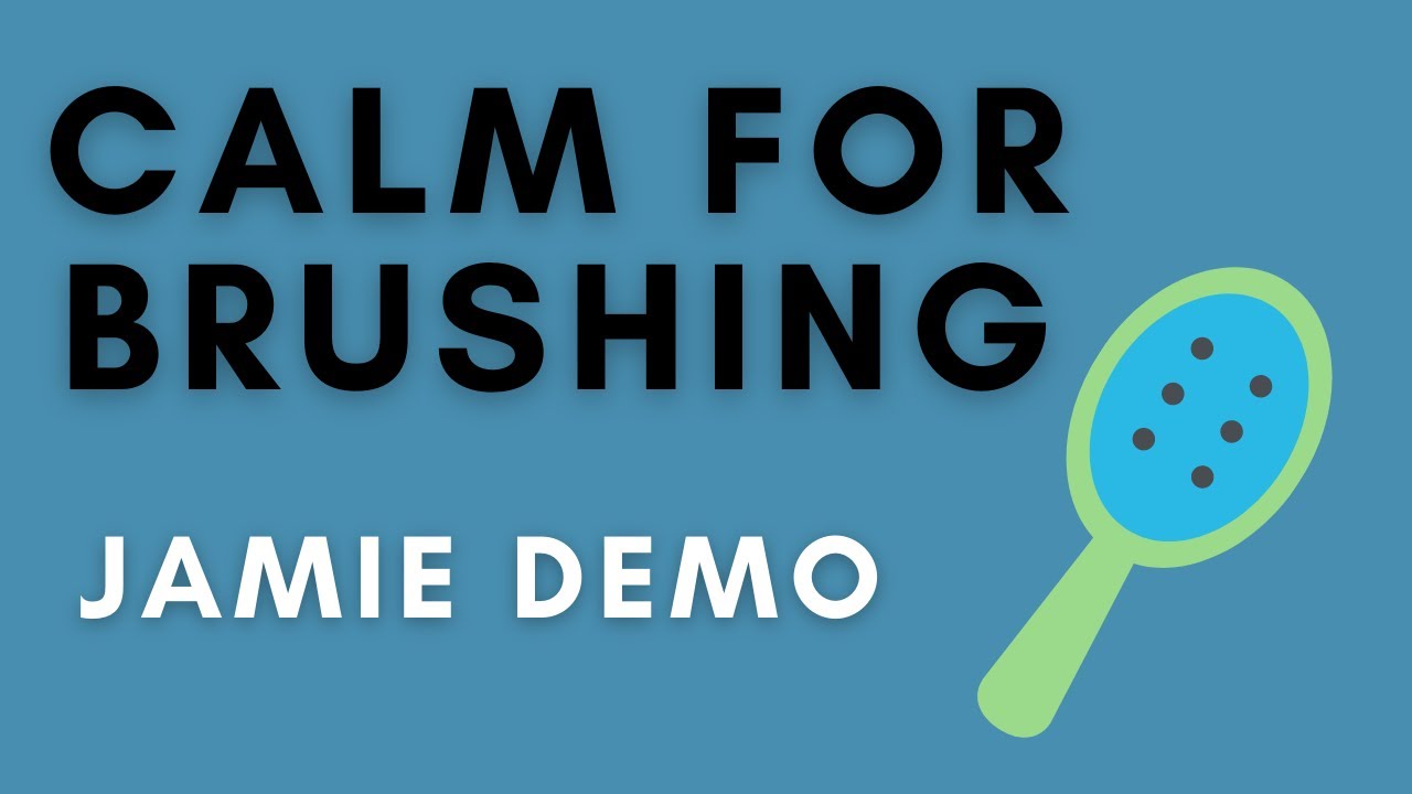 Teaching a Puppy to be Calm for Brushing - Jamie Demo