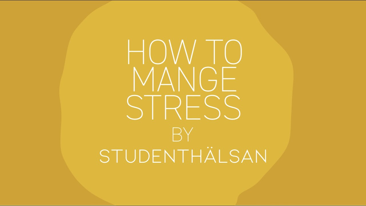 HOW TO MANAGE STRESS - An Animated Short Film