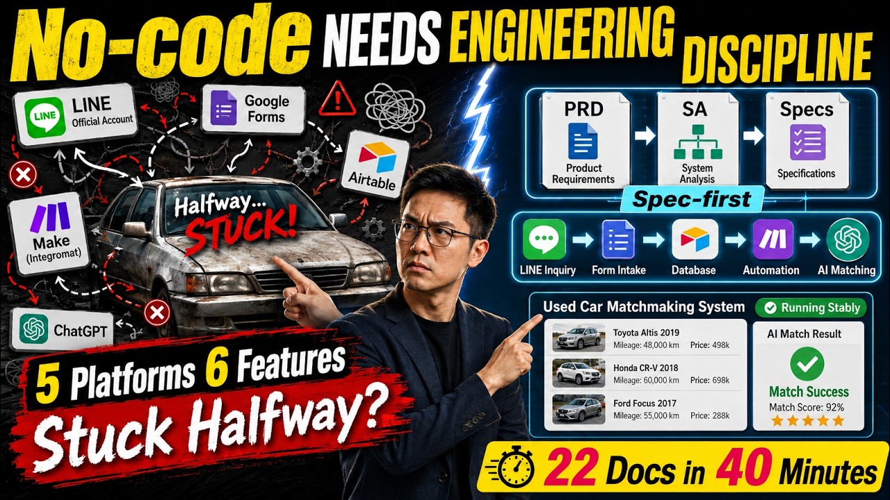 Is ChatGPT and No-Code Integration Really That Simple? The Spec-First System Design Philosophy!