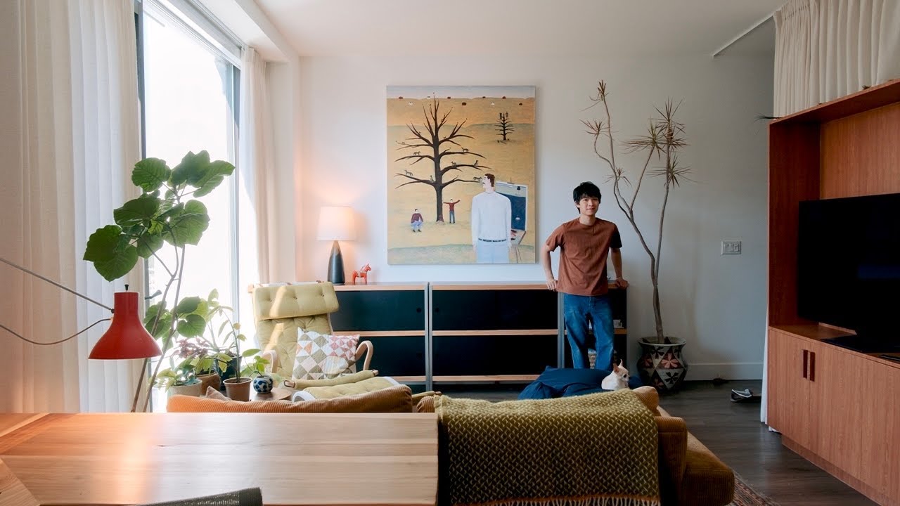 Home Updates | Living room changes, art piece, lighting