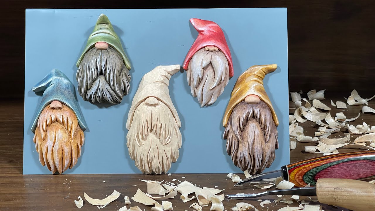 [우드카빙]심플 힐빌리 목각인형 woodcarving-Carve a simple Hillbilly