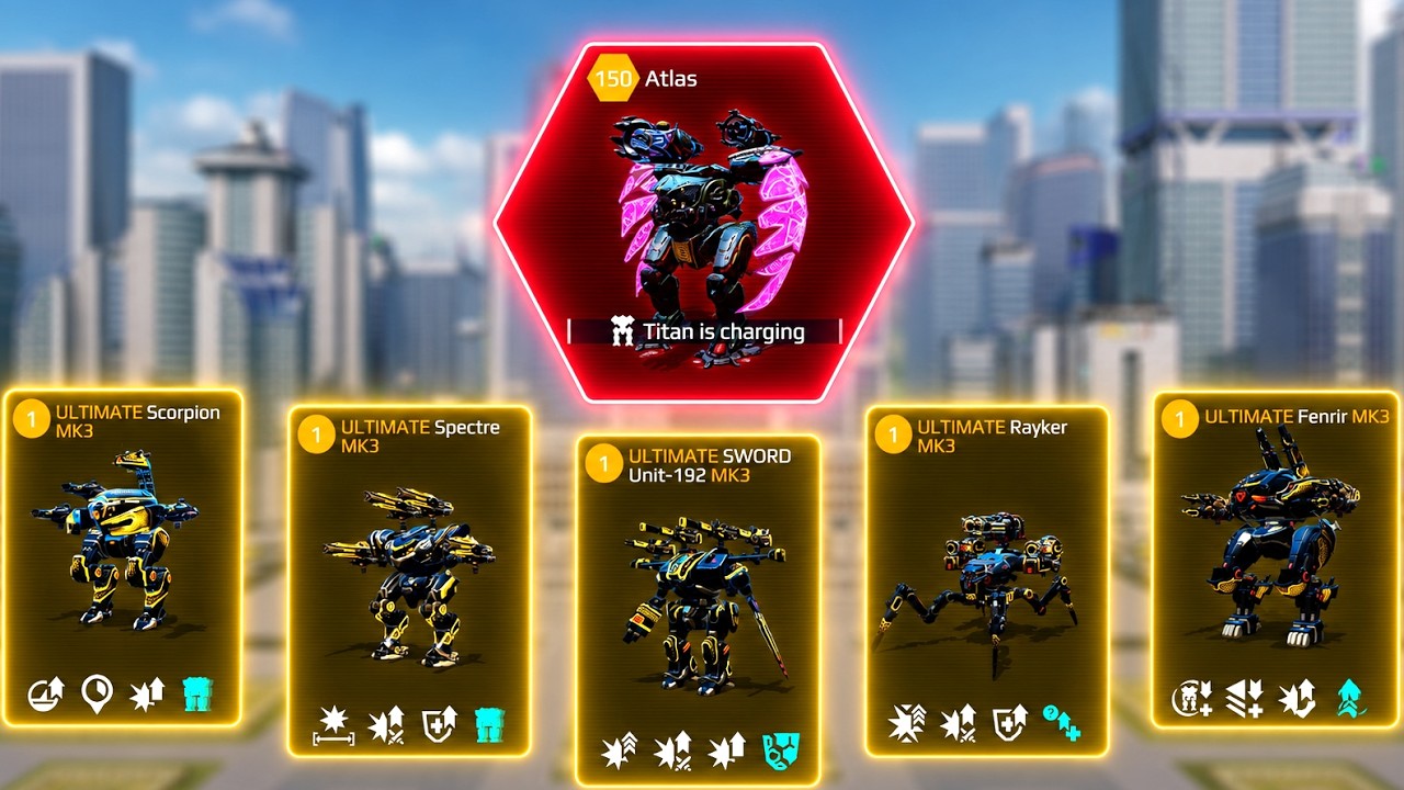 Playing Atlas Is an Art! War Robots Gameplay 🤖