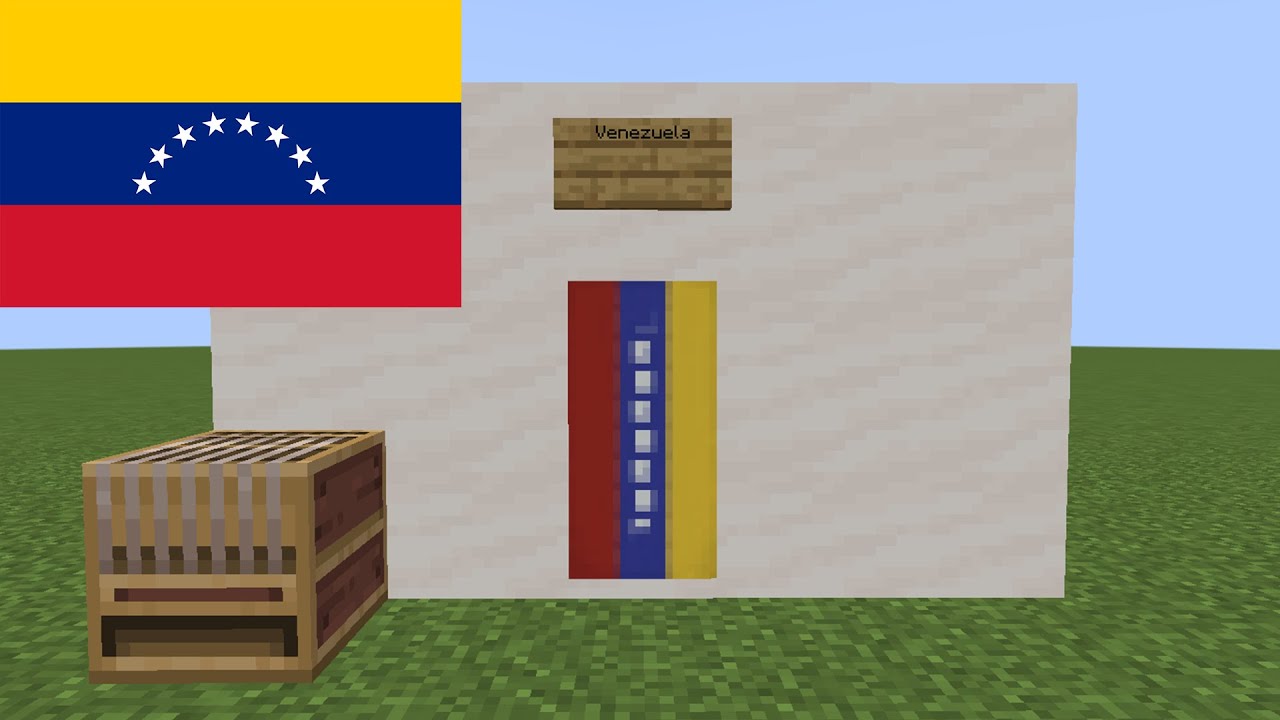 How to Make Venezuela's Flag in Minecraft