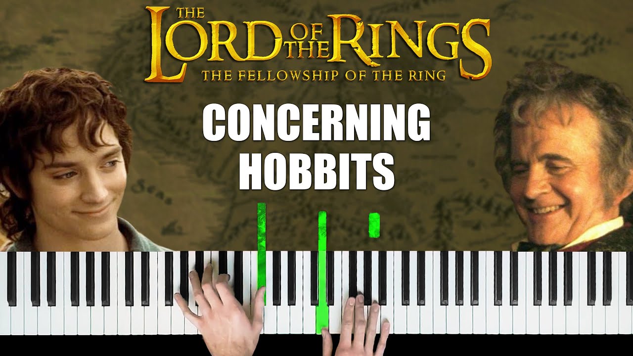The Lord of the Rings - Concerning Hobbits - Piano Cover & Tutorial