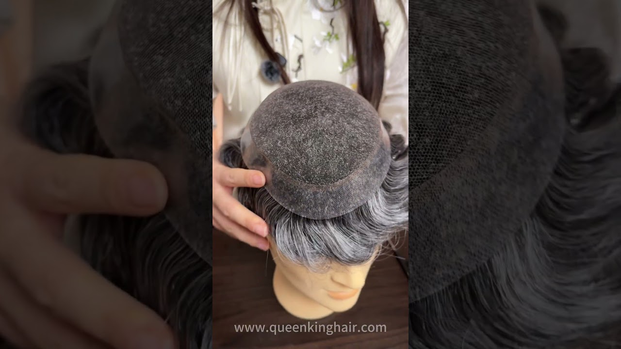 Do you want 100% human hair men toupee? Please check our website #hairtutorials #hairstyle #hair