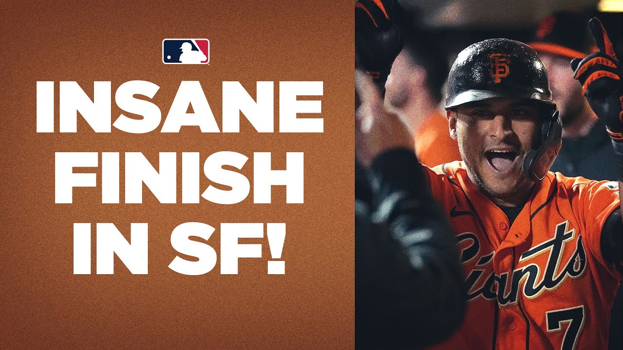 GIANTS PULL OFF INSANE WIN!! Tie it on HR on last out, then win on sac fly from PITCHER!!
