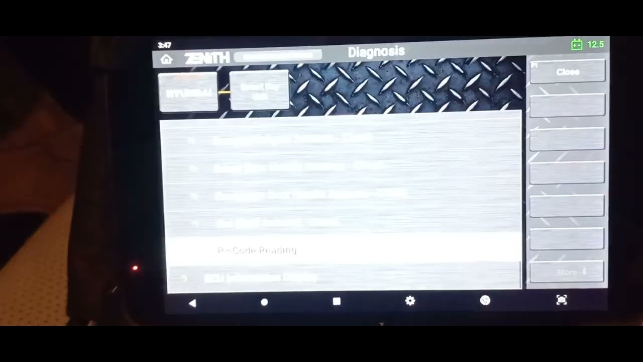 Zenith Z5 برمجه بصمه هونداي كونا  2022 قراءة  pin code