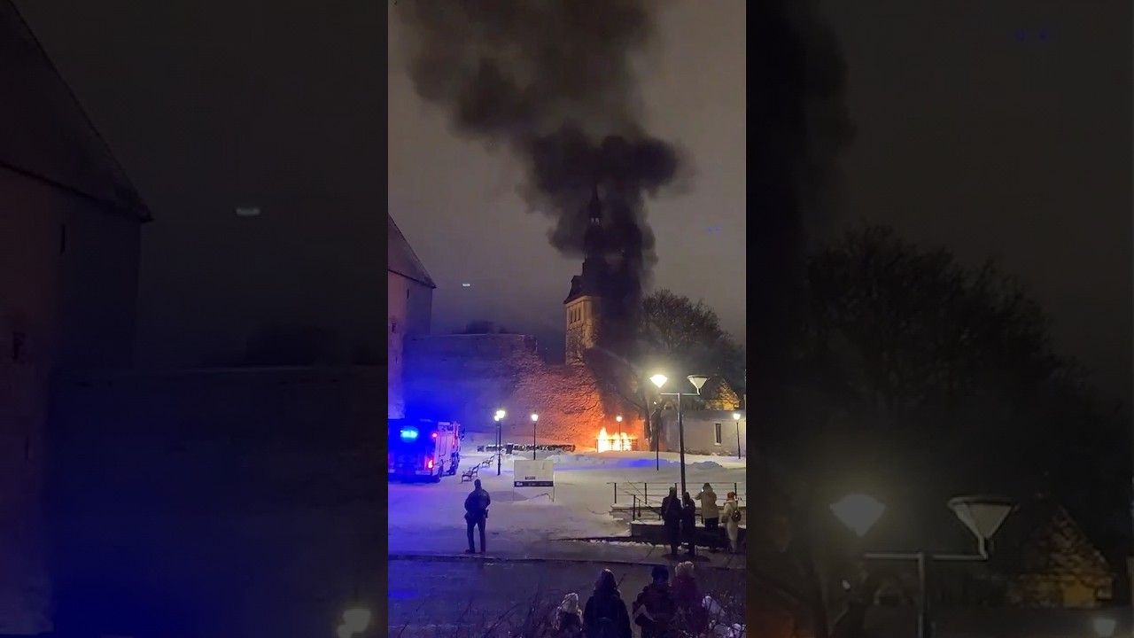 Vabariigi aastap&auml;eval p&otilde;les linnam&uuml;&uuml;r. 🔥🚒 #postimees #eesti #ev105 #uudised #tallinn