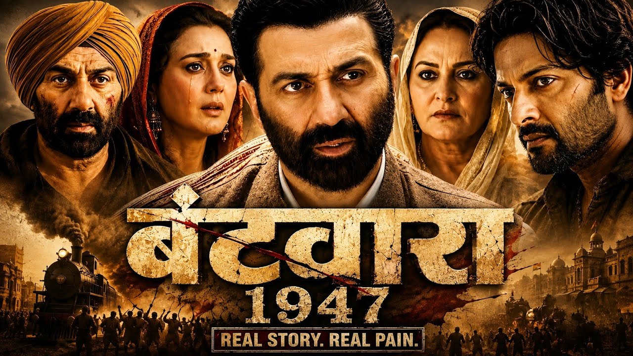 Batwara 1947 Full Movie In Hindi Dubbed 2026 | Sunny Deol | Preity Zinta | Amir Khan | Full Movie