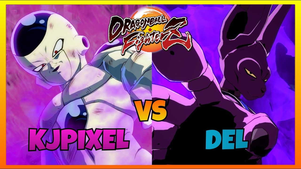 DBFZ - KJPIXEL vs DEL gameplays (Jiren, Frieza, Janemba vs Blue Vegeta, Beerus, SSJ Goku)