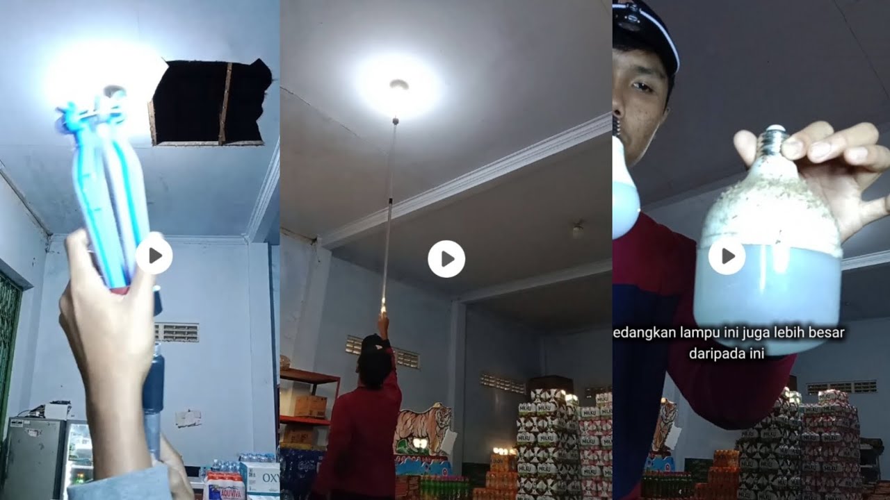TONGKAT LAMPU - TONGKAT LAMPU - LAMPU HANNOCHS NEX 9W (CEK DI DESKRIPSI)
