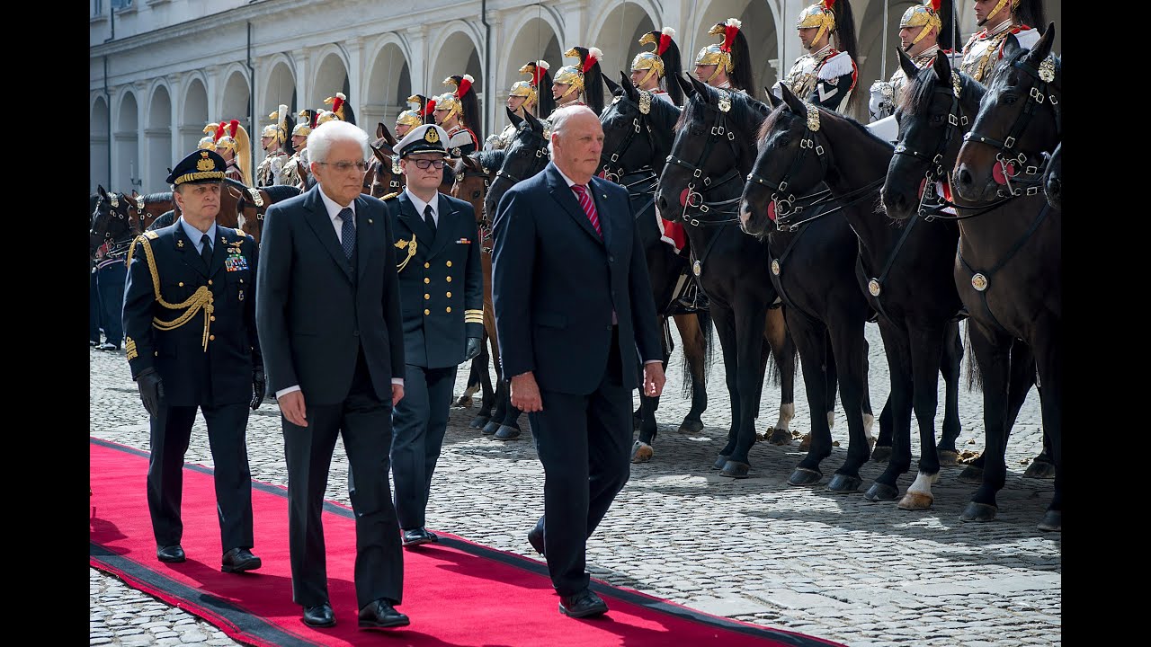 Quirinale, il Presidente Mattarella incontra i Reali di Norvegia in visita di Stato