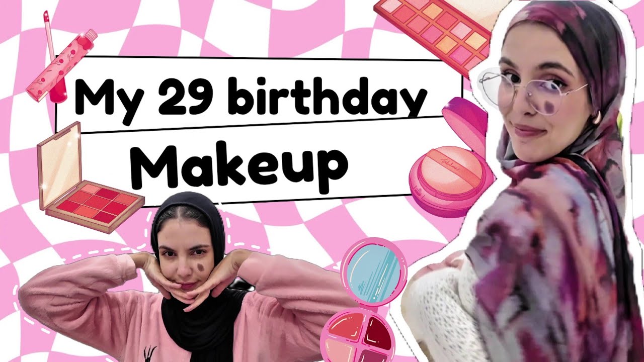 Vlog 12 - GRWM for my 29th birthday 🎂 | لوك وردي و شوية فضفضة 💖 💄