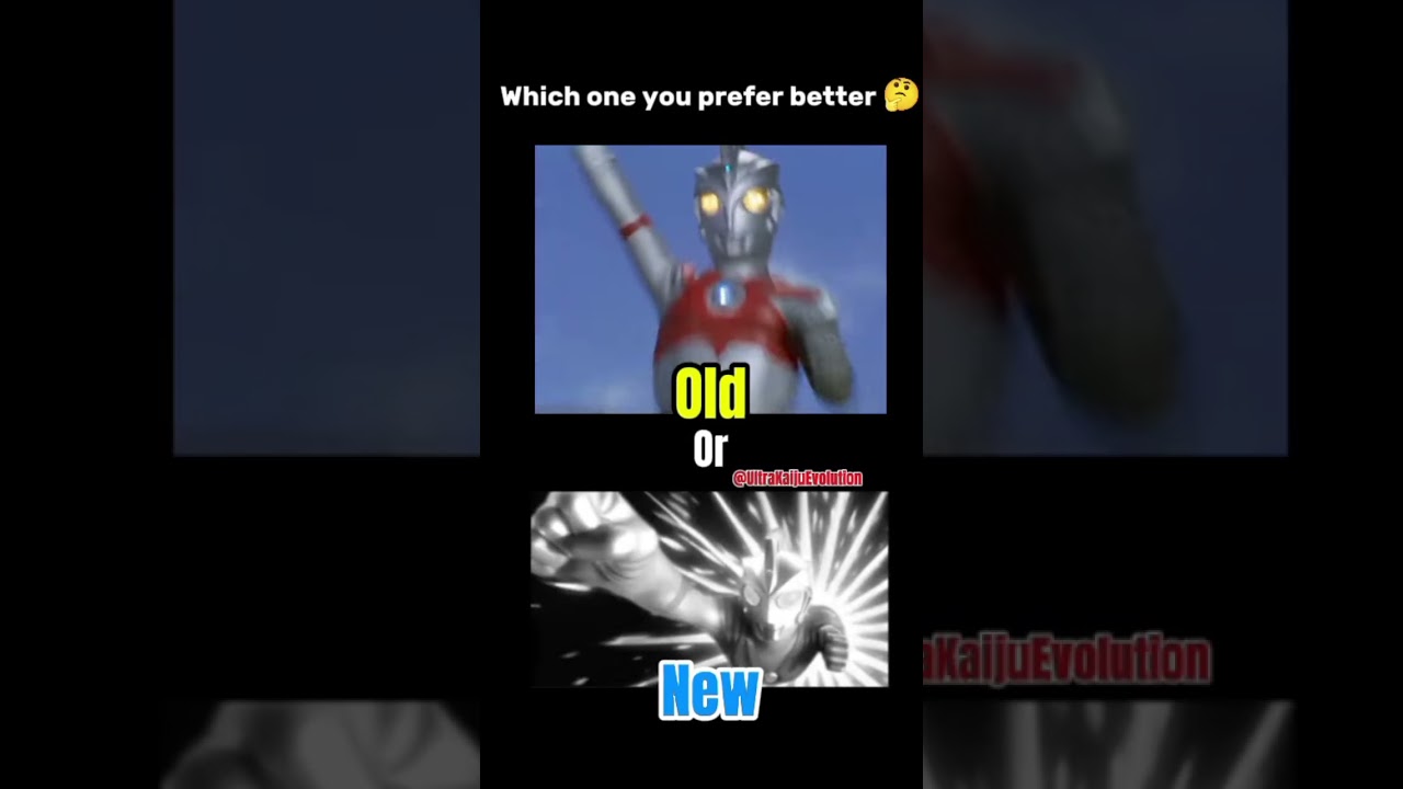which one is better, New or old? 🤔🤔🤔 #ultraman #ace