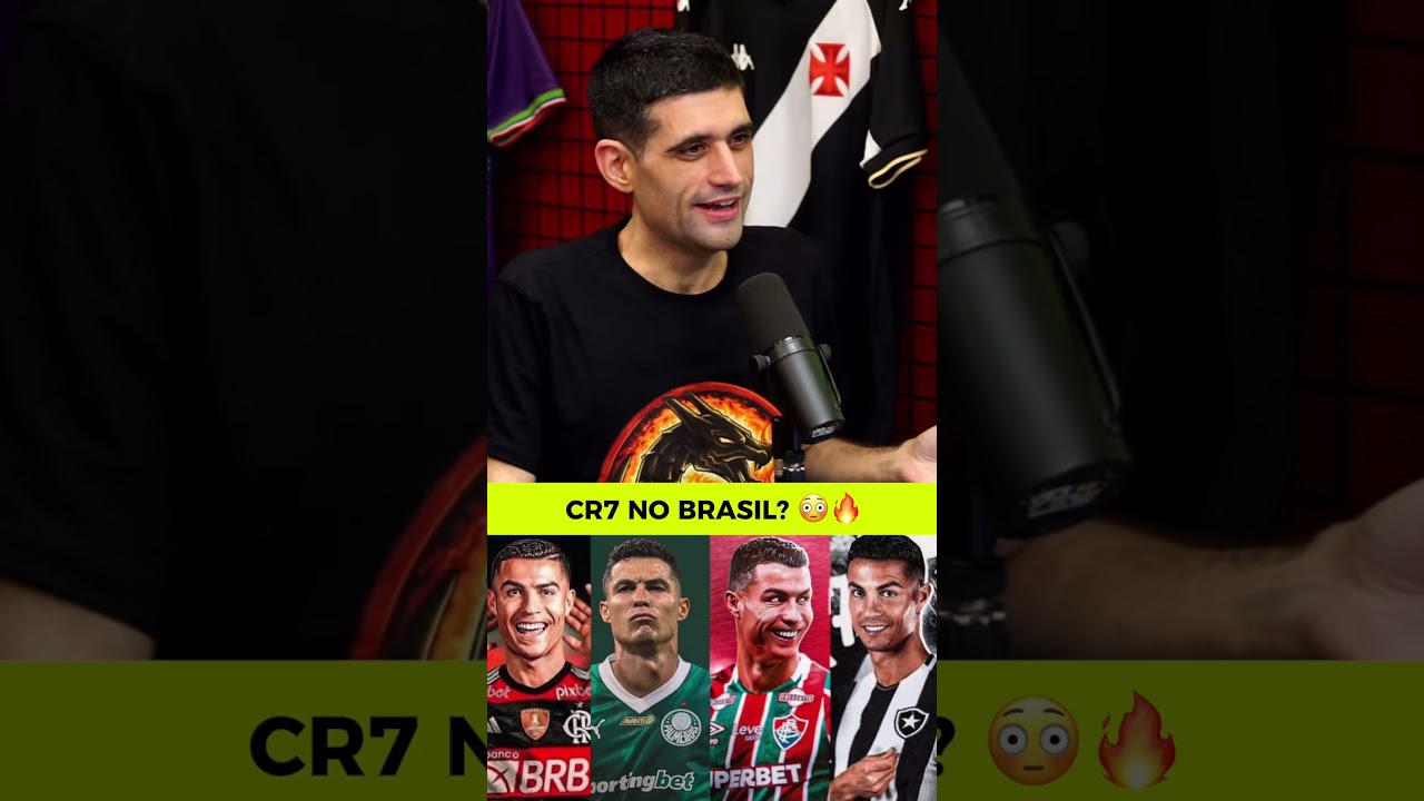 CRISTIANO RONALDO no BRASIL?? 😳👀 #cristianoronaldo #cr7 #palmeiras
