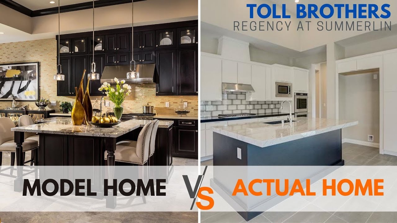 Model Home vs Actual Home | Toll Brothers Regency | $814,995 | 2,394 Sq Ft | 라스베가스부동산