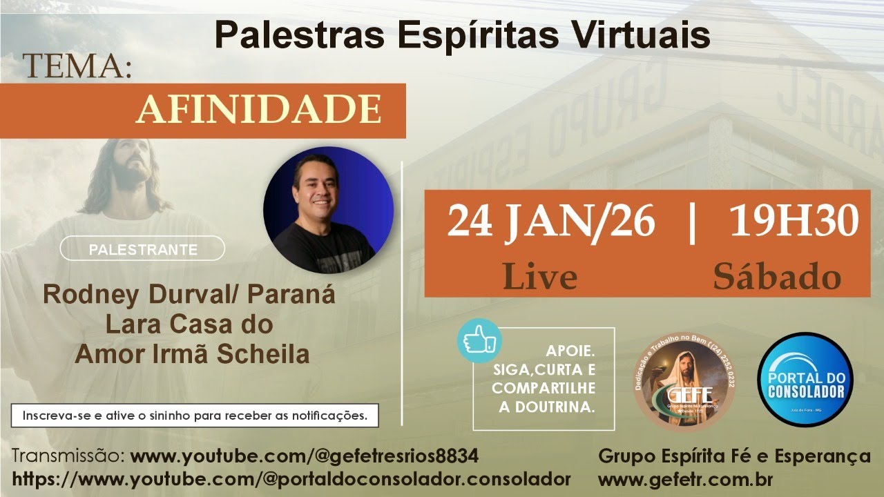 GEFE: TEMA DA NOITE: AFINIDADE - COM: Rodney Durval/ Paraná
