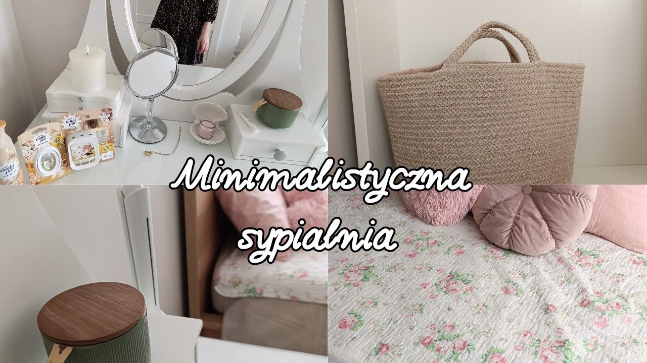 Minimalistyczna sypialnia