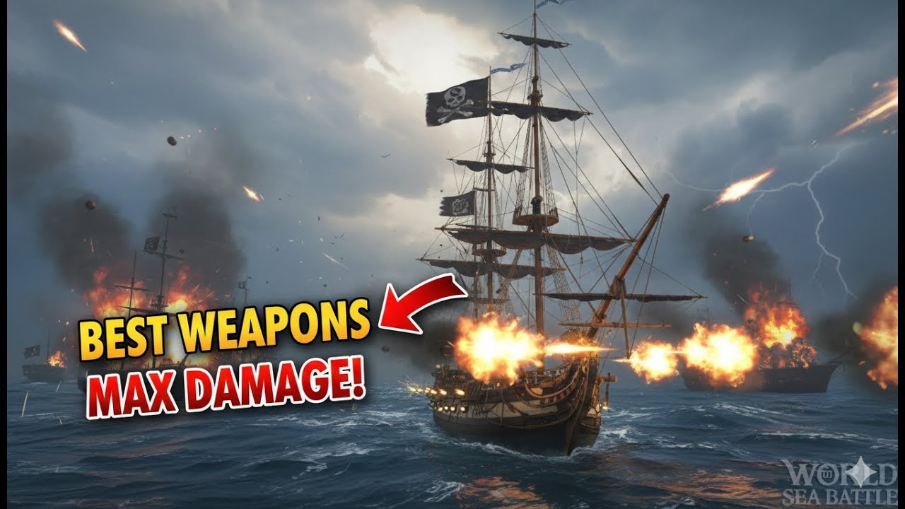 Руководство по оружию в World of Sea Battle — лучшее оружие, урон, улучшения и советы