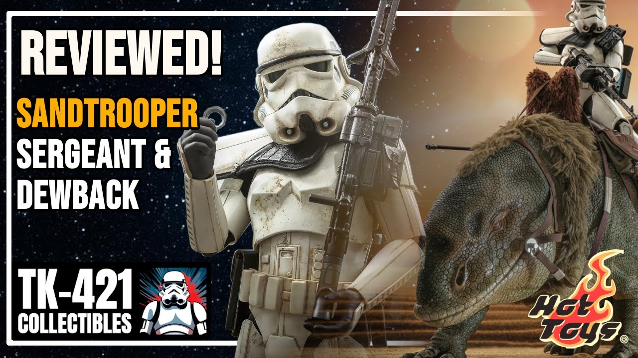 UNBOXING the MASSIVE Hot Toys SANDTROOPER & DEWBACK! MMS722 One of the BEST Star Wars Releases Yet??