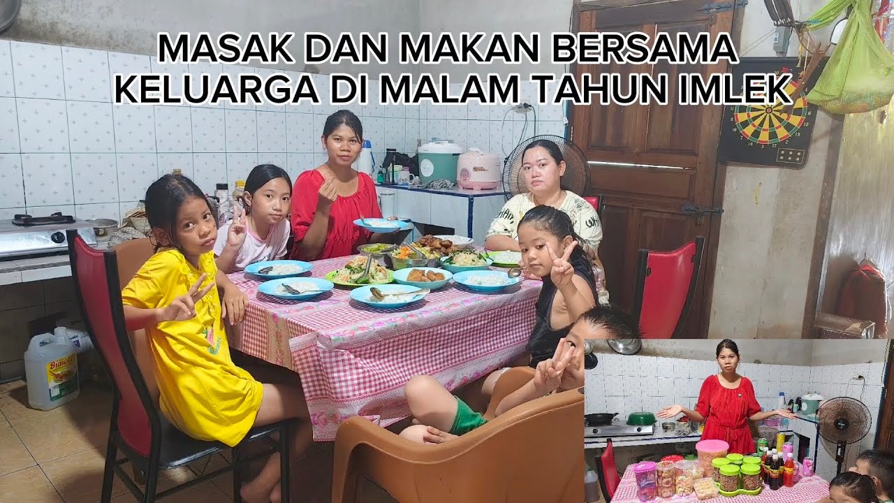 MAKAN BERSAMA KELUARGA DAN SIAPKAN KUE / SNEK UNTUK MENYAMBUT IMLEK