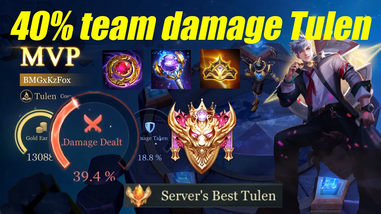 40% damage - How to play like an ordinary Tulen | AoV | 傳說對決 | RoV | Li&ecirc;n Qu&acirc;n Mobile