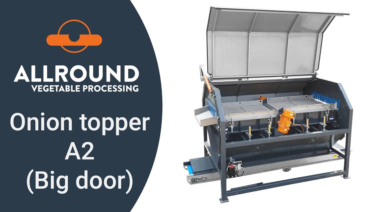 Onion topper A 2 (big door) | Tutorial | Allround Vegetable Processing