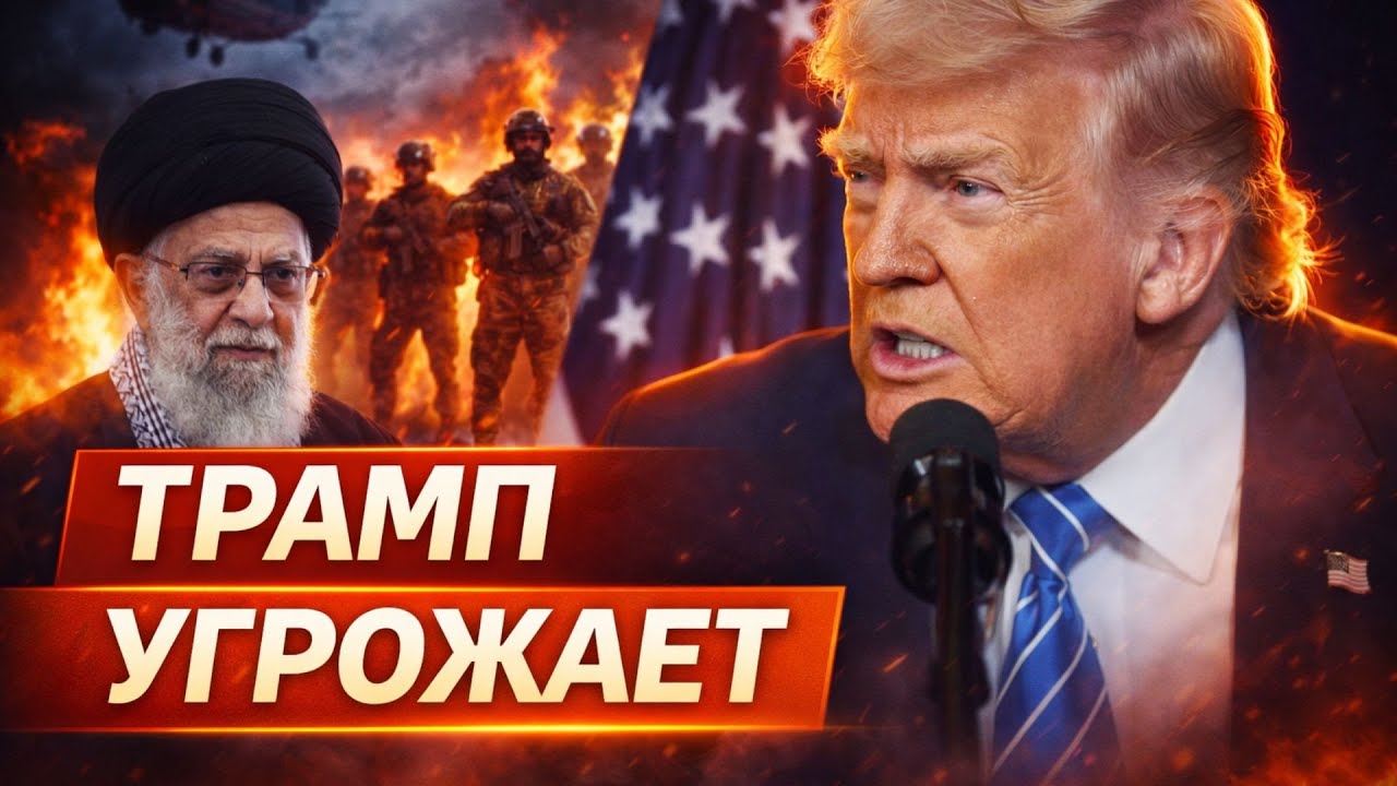Трамп ВЫДАЛ ЖЕСТКИЙ СИГНАЛ Ирану! США готовят атаку. Аятолла в панике ищет убежище