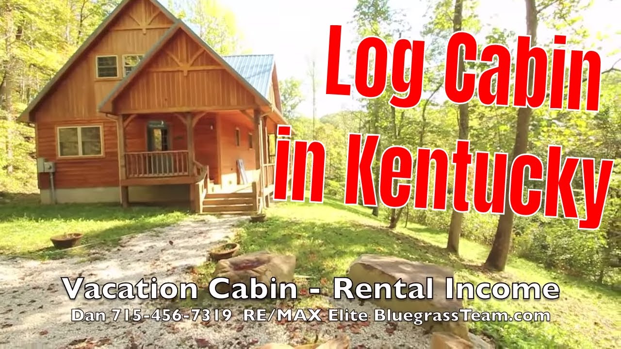 Log Cabin vacation home for sale Red River Gorge Kentucky KY Cabin Owner will Finance