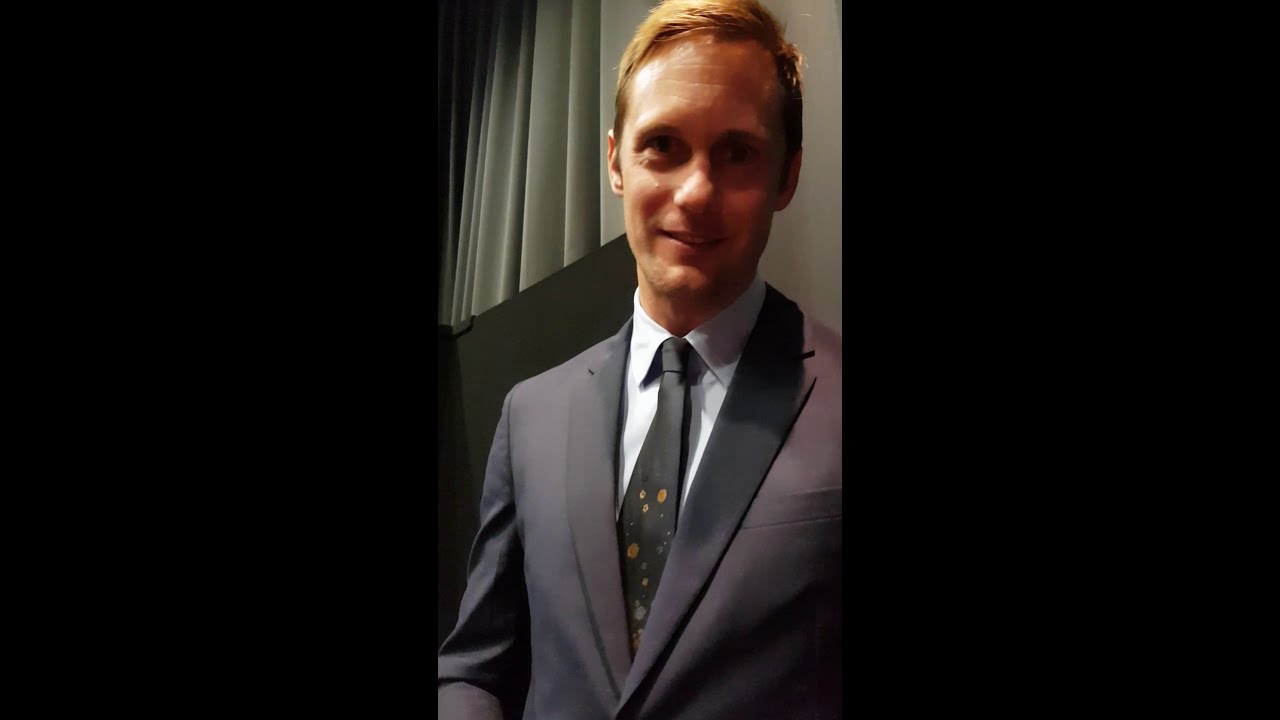 Alexander Skarsgard at the London Film Festival 2018