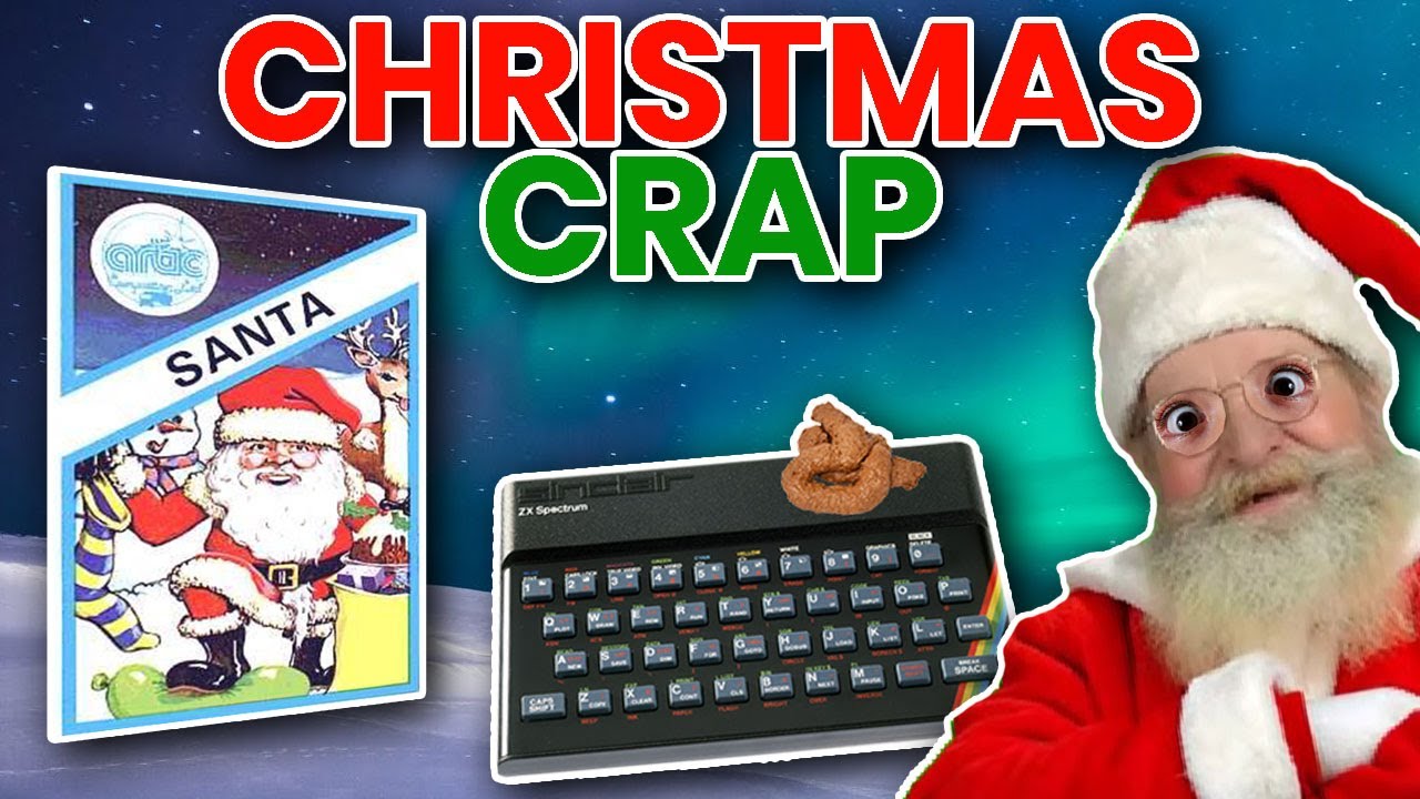 ХУДШАЯ рождественская игра, в которую я когда-либо играл | Обзор Santa (ZX Spectrum)
