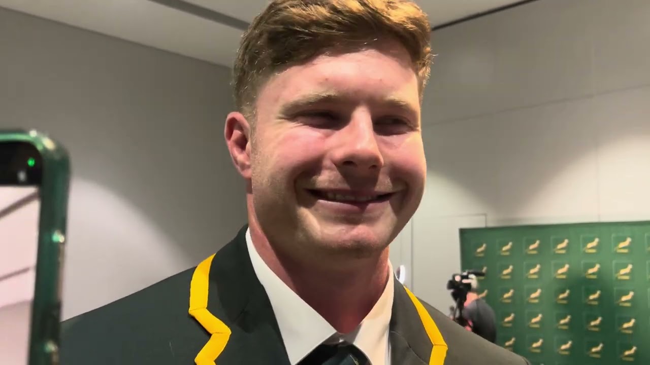 Ethan Hooker on his SA Rugby Young Player of the Year Award