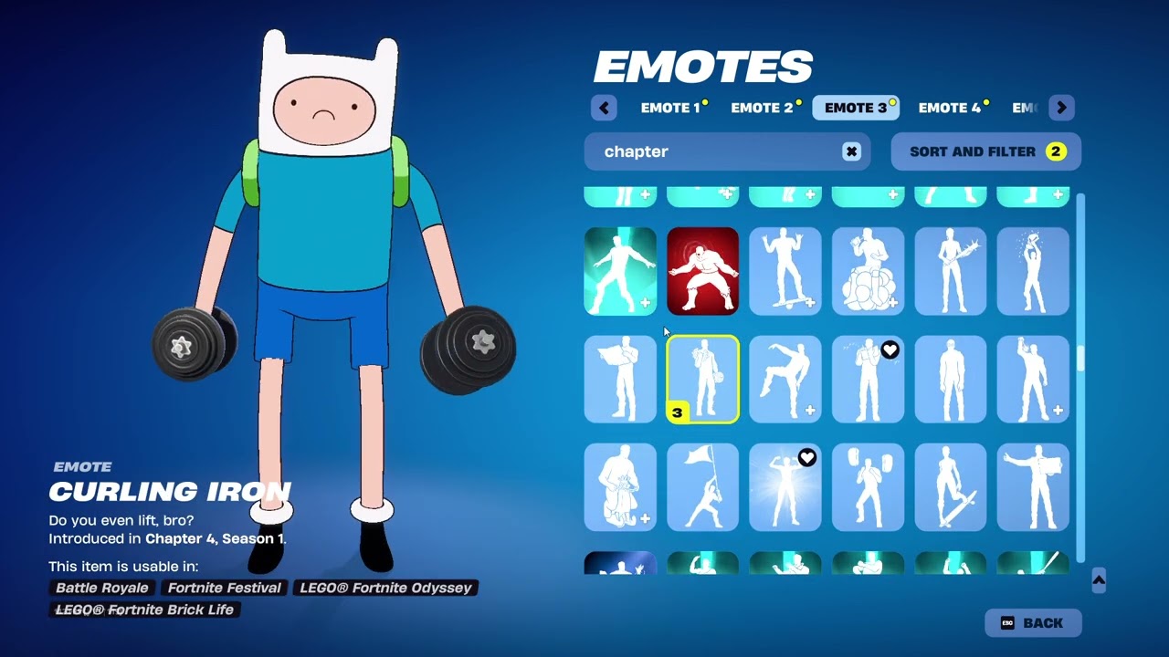 Finn The Human Skin Dancing - Fortnite x Adventure Time