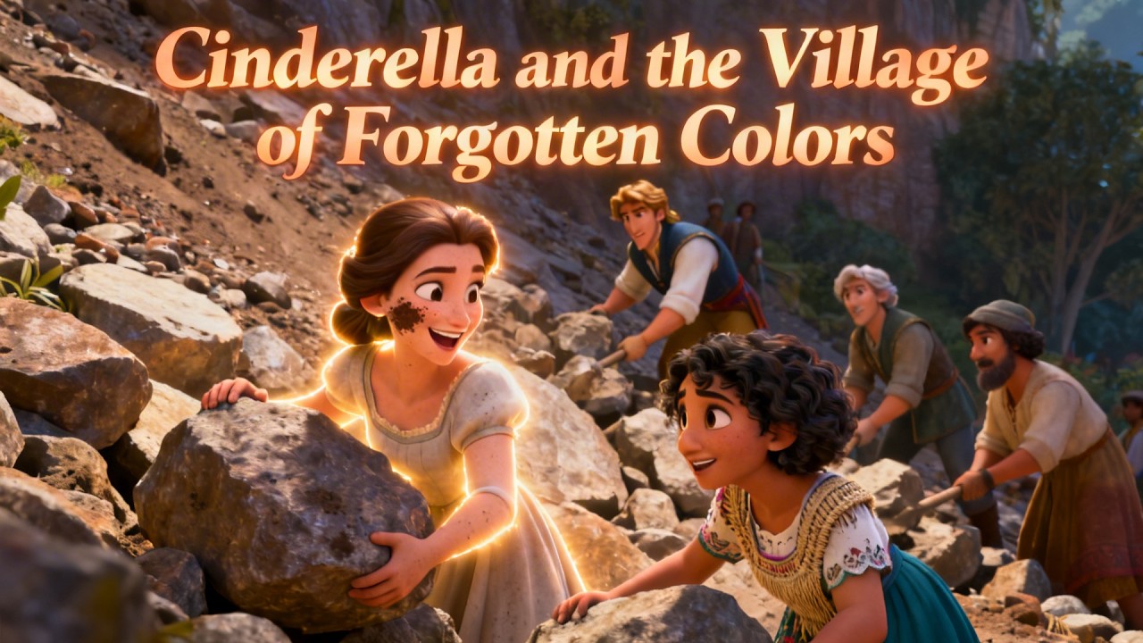 Cinderella and the Village of Forgotten Colors | A Story of True Royalty|MoonMagicBedTimeStories