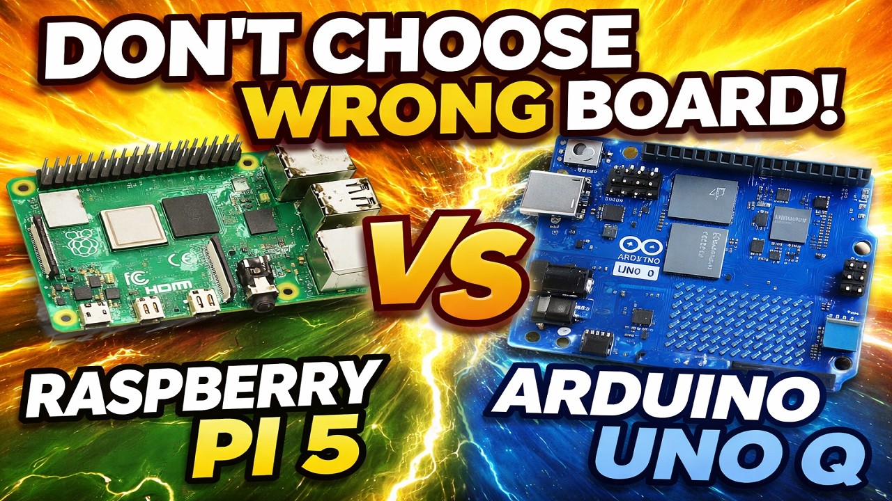 Какую плату выбрать: Arduino UNO Q или Raspberry Pi 5?