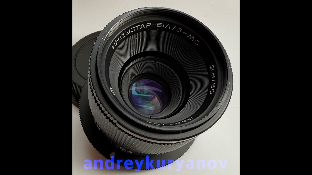 Industar-61 LZ/MC 50mm/f2.8 For Canon EF.  With the Canon Dandelion Chip.