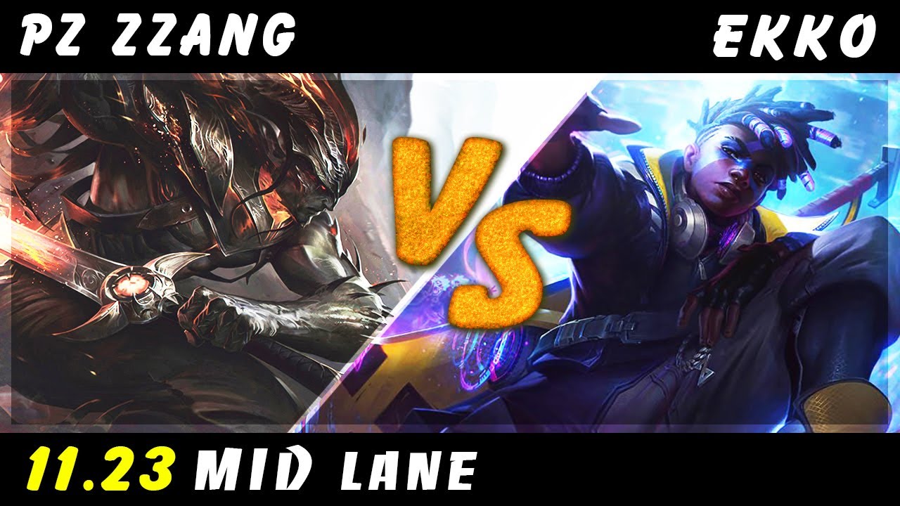 Pz Zzang - Yasuo vs Ekko MID Patch 11.23 - Yasuo Gameplay